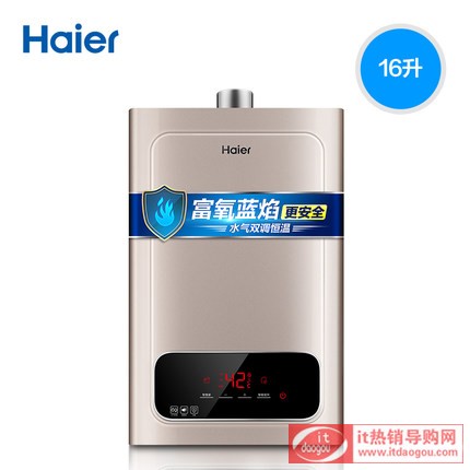 Haier/æ̡å” JSQ31-16WD5(12T)16å‡å˜å‡ç‡ƒæ”çƒ-æå™å®¶ç”æ’æ¸©å©ç„¶æ”